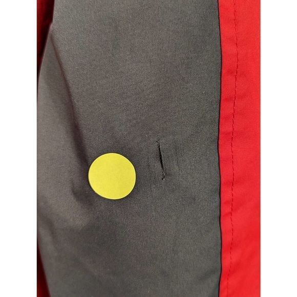 Mens NordicTrack Ski Jacket Size M (38-40) Red & Brown Zip Pockets - Picture 7 of 9